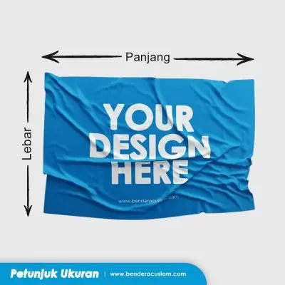 petunjuk ukuran bendera
