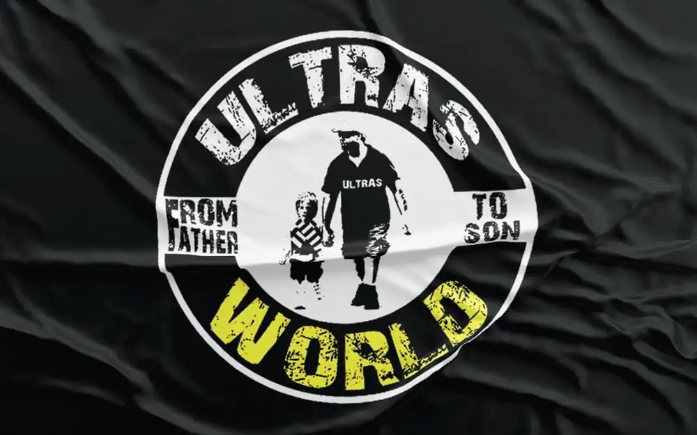 desain bendera atau mini flag ultras